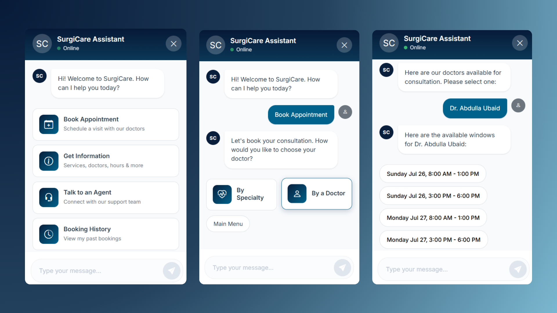 Clinic Management System screenshot